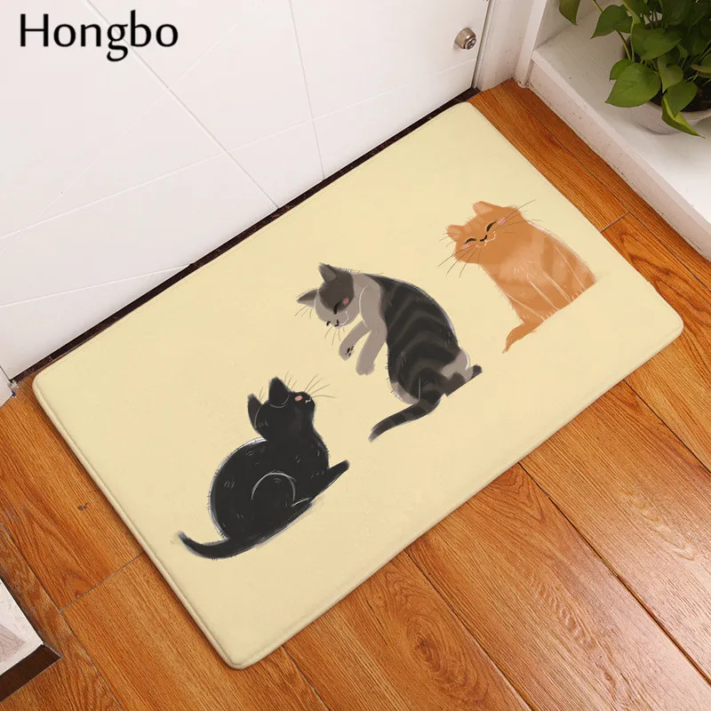 Домашний коврик Hongbo для занятий йогой мультяшный закругленный симпатичный