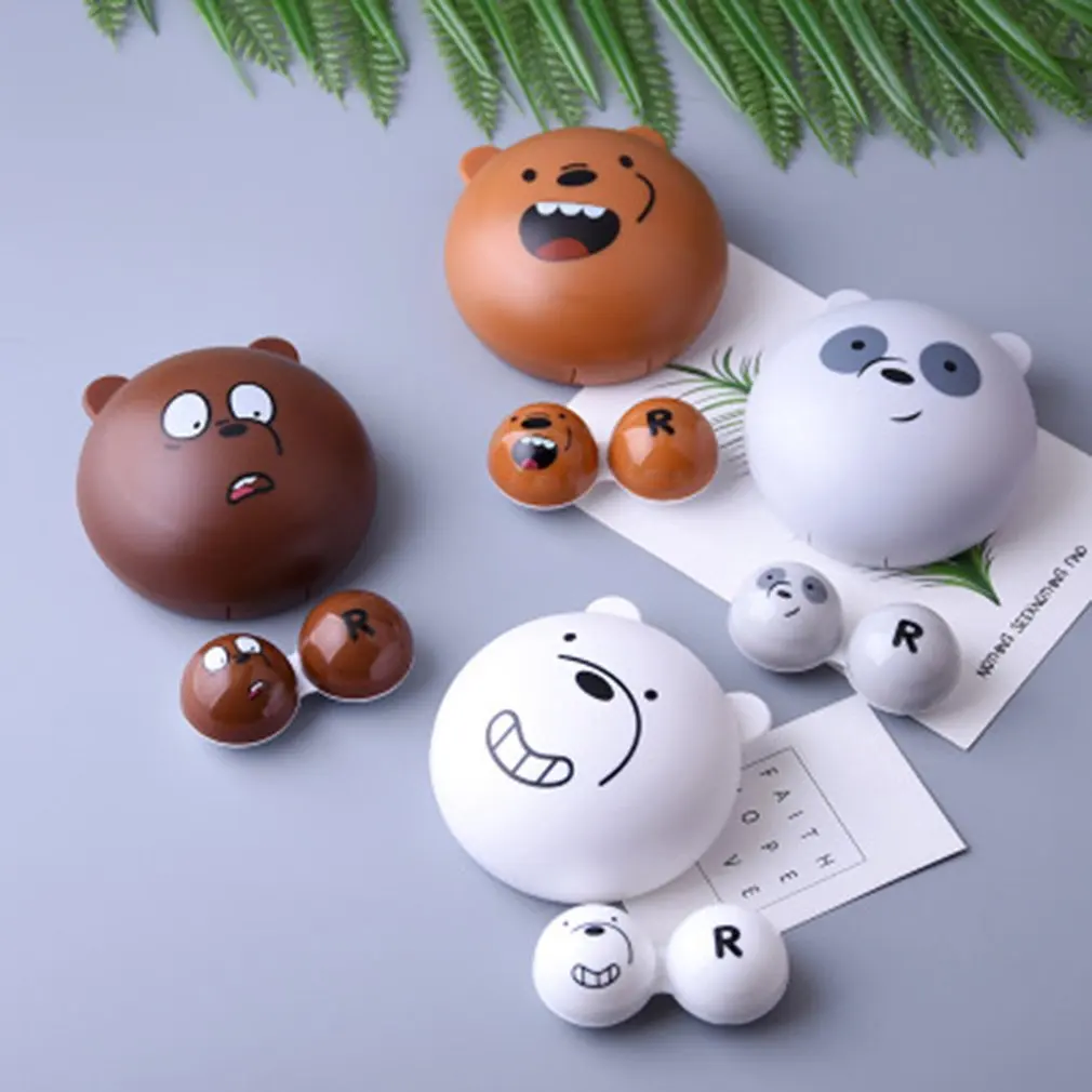 Держатель для контактных линз Bear Head Пластиковый Чехол очков держатель Mate Box