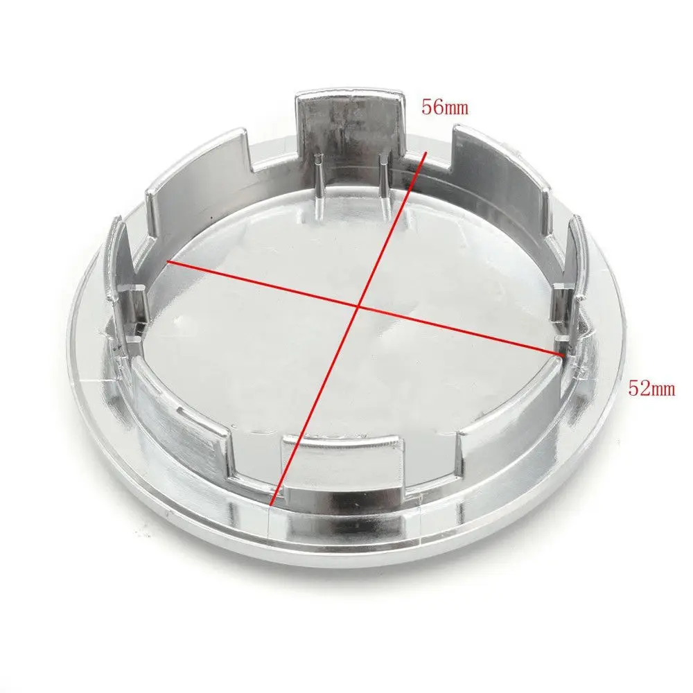 Защитная крышка обода колеса Внешний Сменный аксессуар 4 шт ABS хромированный