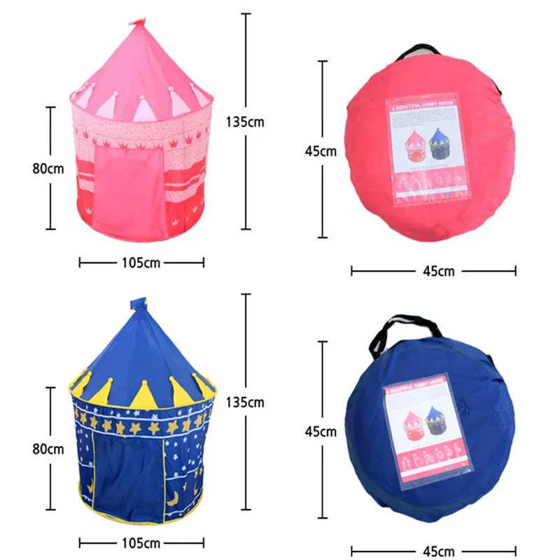 Новейшая Игровая палатка детский бассейн с шариками для детей Розовая синяя