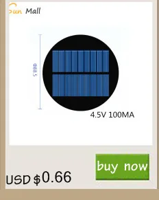 Мини-поли Панели солнечные 5 V/5,5 V 40MA для игрушка «сделай сам»/газонное освещение на солнечной светильник Сенсор светильник s/Солнечный проблесковый светильник 5,5 V