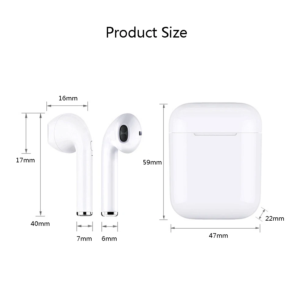 Soulusic i8x мини TWS беспроводные Bluetooth наушники, стерео наушники, магнитная гарнитура с зарядным устройством, микрофон для смартфона