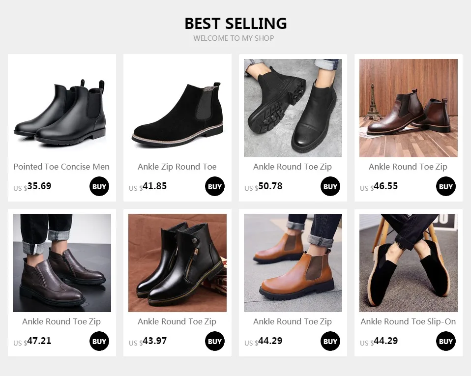 Повседневные мужские ботинки «Челси» без шнуровки; сезон весна-осень; Модные Винтажные ботинки в байкерском стиле с круглым носком; однотонные ботильоны в британском стиле