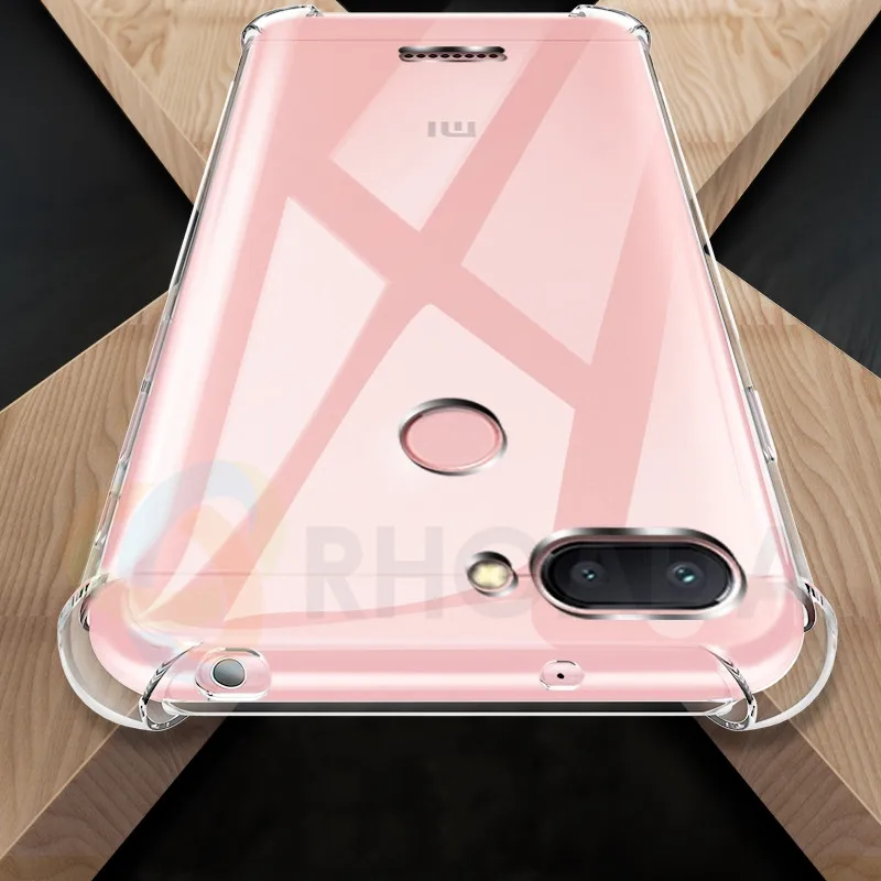 Мягкая кожа Гибкая бампер ясности TPU чехол для Xiaomi Redmi Note 5A прозрачные мягкие Coque