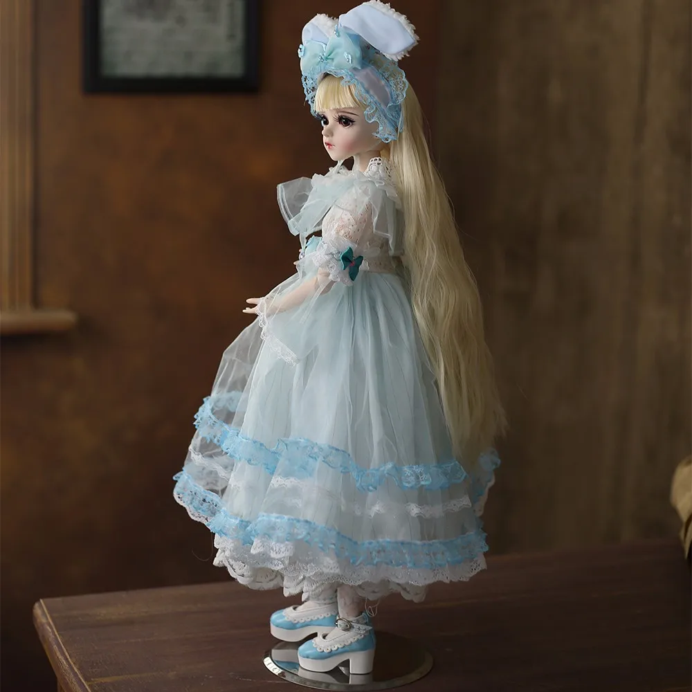 NPK, 60 см, BJD, 1/3, куклы для девочек с BJD, одежда, парики, обувь, макияж,, ручная работа, красивые игрушки, силиконовая кукла для BJD, 12 комплектов