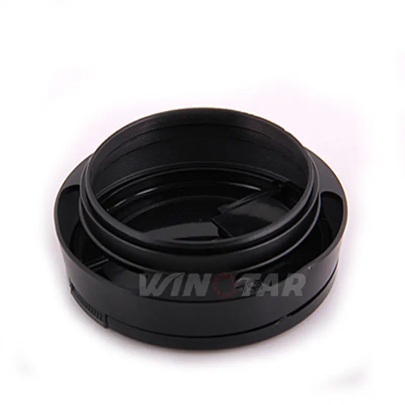 58 мм винтовая металлическая наклонная вентилируемая бленда объектива + крышка