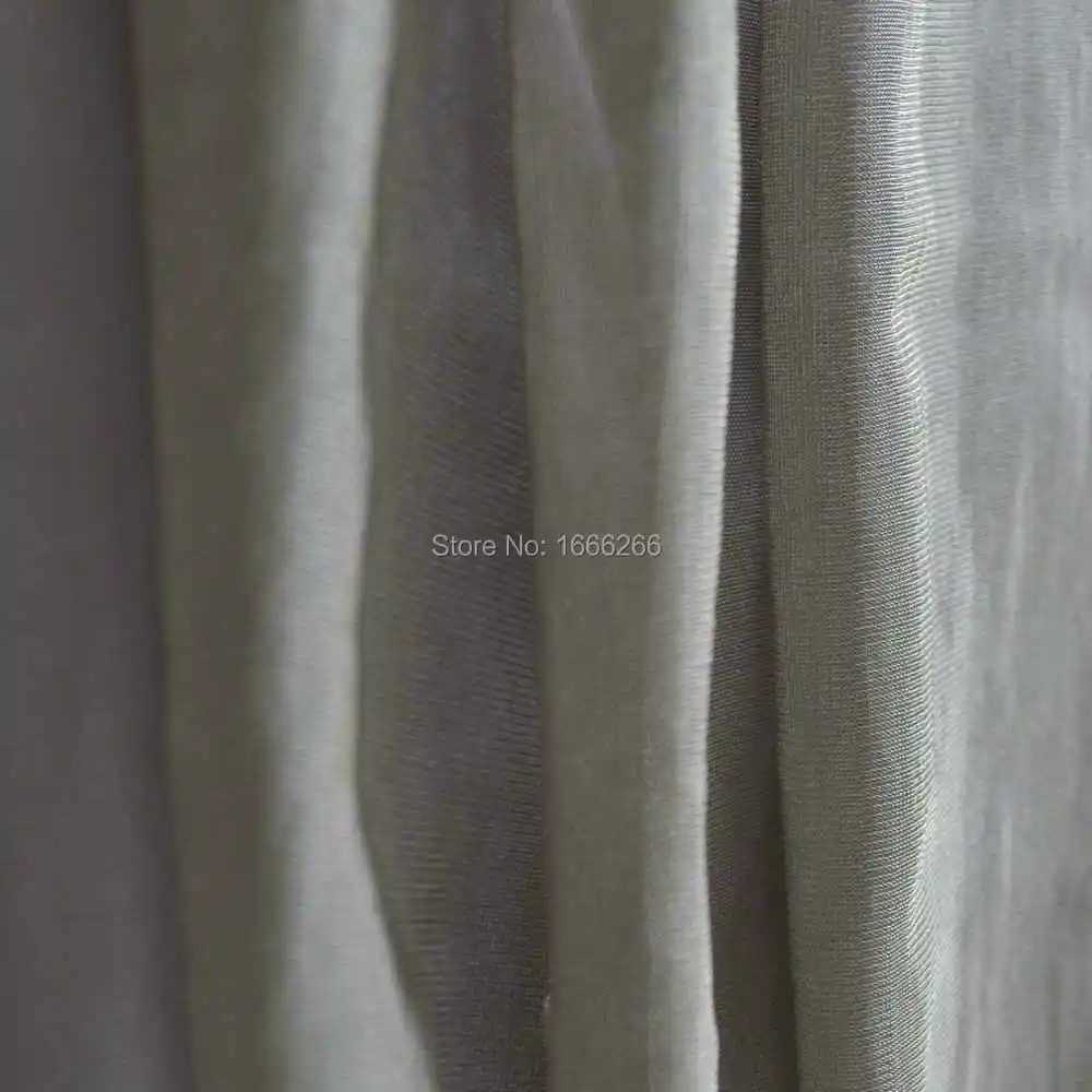 

Silver fiber fabric