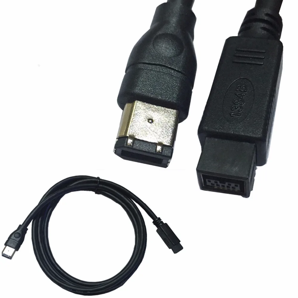 4 5 м черный IEEE 1394 Firewire 800 к 400 кабель 9 Pin/6 Pin Мужской/Мужской 15 футов бесплатная