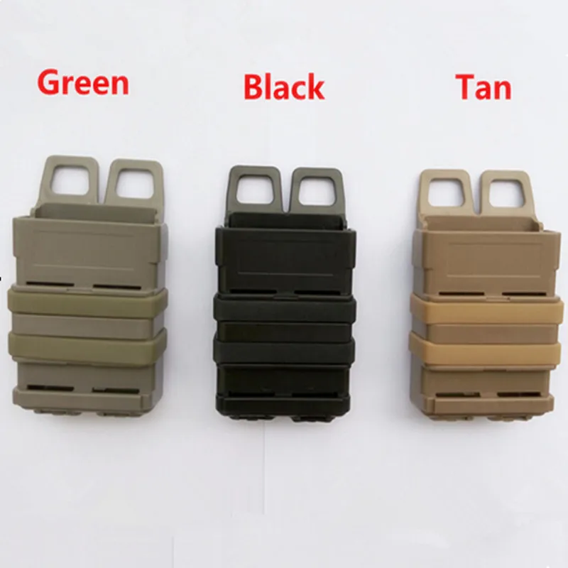 3 шт. МОЛЛ журнал тройной мешок передач Airsoft БЫСТРО Mag Молл Чехол клип/5.56 мм быстро