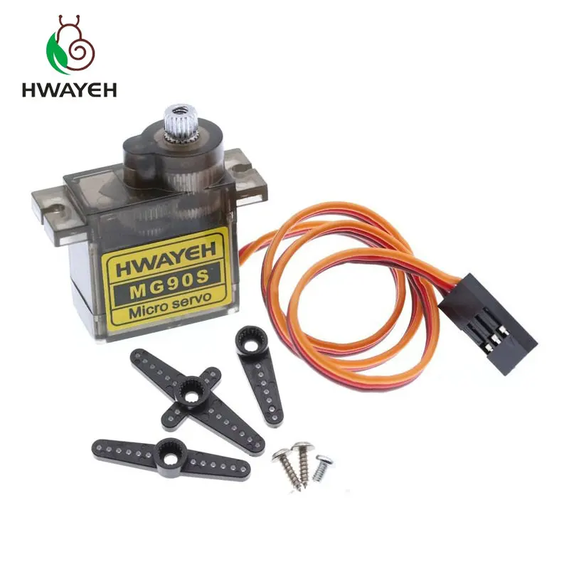 1 шт. HWAYEH Rc Mini Micro 9g 6 кг сервопривод SG90 Для arduino RC 250 450 6CH для вертолет самолет