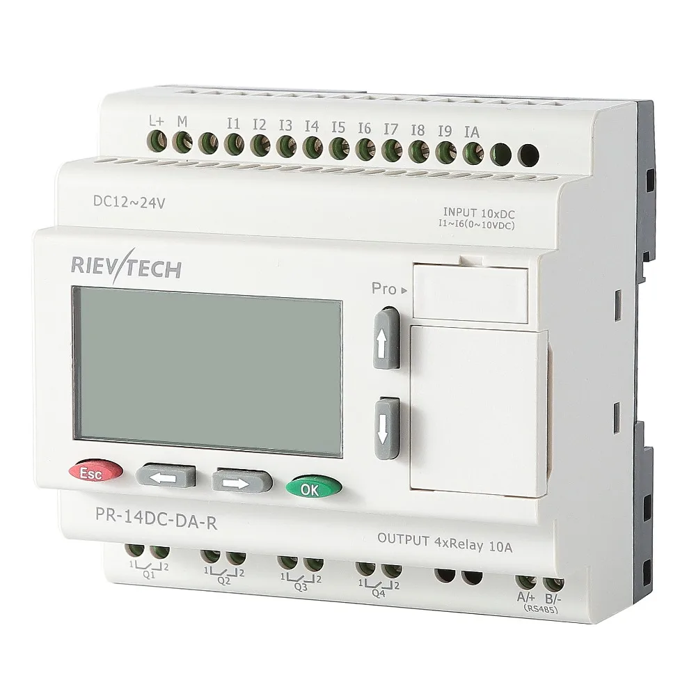 RIEVTECH Micro Automation suluitions provider. Программируемый релейный демонстрационный модуль