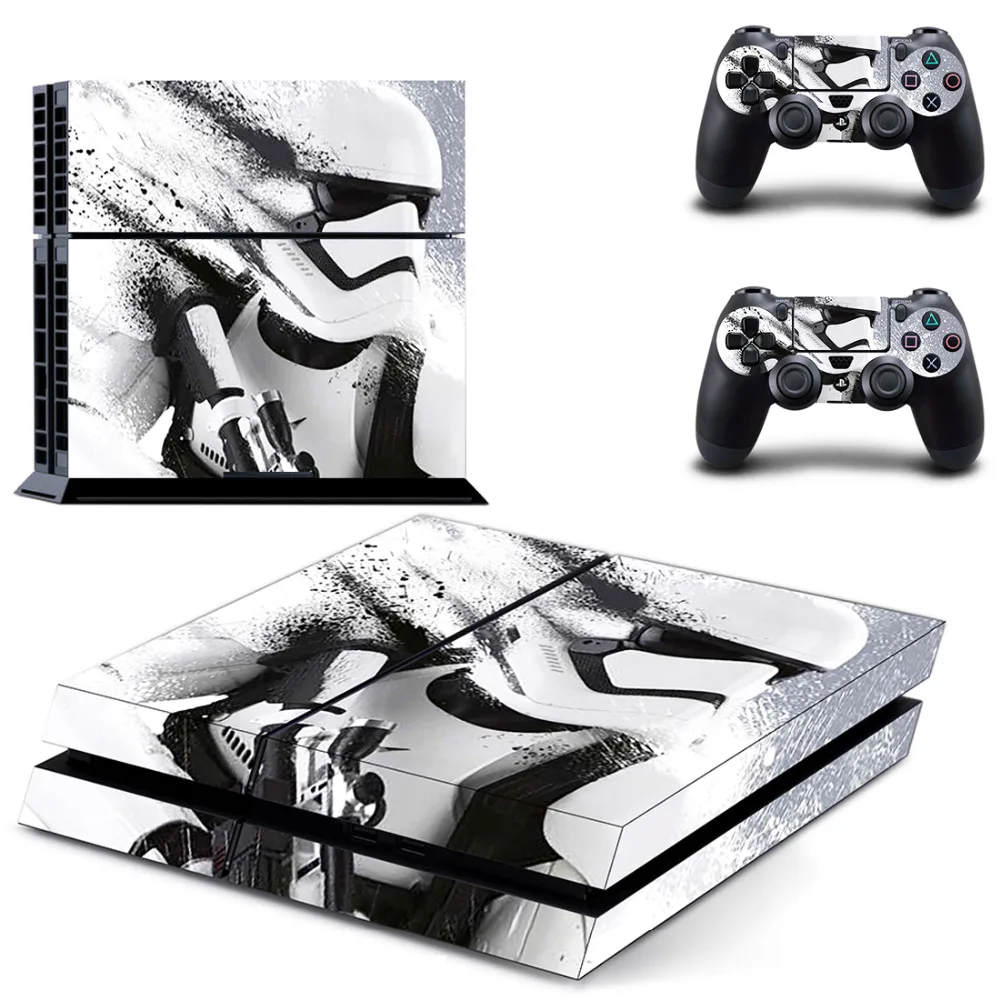 Наклейка на консоль Ps4 Звездные войны Battlefront Stormtrooper + 2 шкура набор контроллеров|ps4