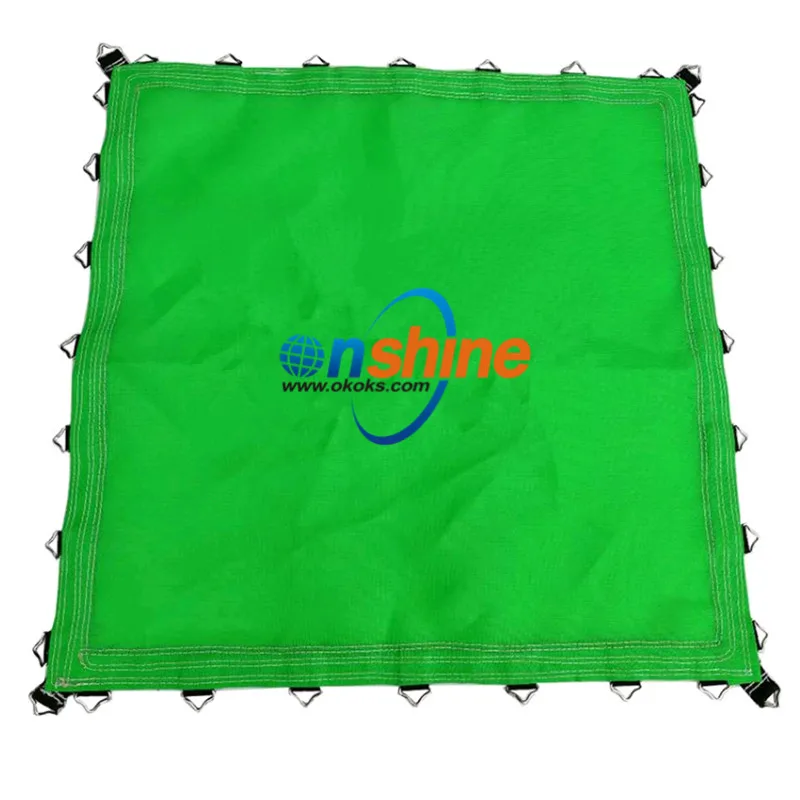 green Батут запасные части банджи батут прыжки мат 1,8*1,8 м - Цвет: green