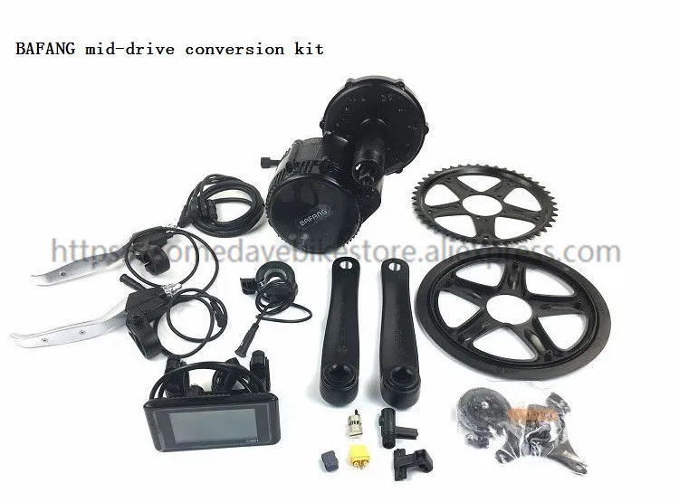 Bafang BBS02 BBS01 е-байка 36В 250 Вт середине приводной двигатель 8fun BBS02 велосипедные шлемы для переделки электрического велосипеда Наборы C961, фара для электровелосипеда в Дисплей