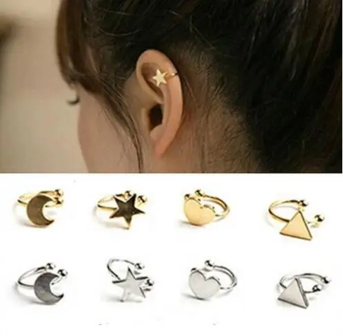 1 шт. треугольные клипсы с имитацией жемчуга в форме сердца пятиконечная звезда