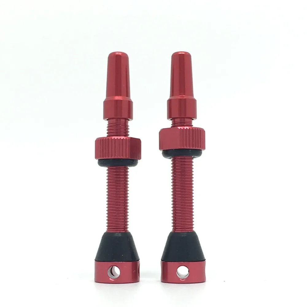 1 пара 44 мм бескамерного Пневматического клапана для дорожного велосипеда и