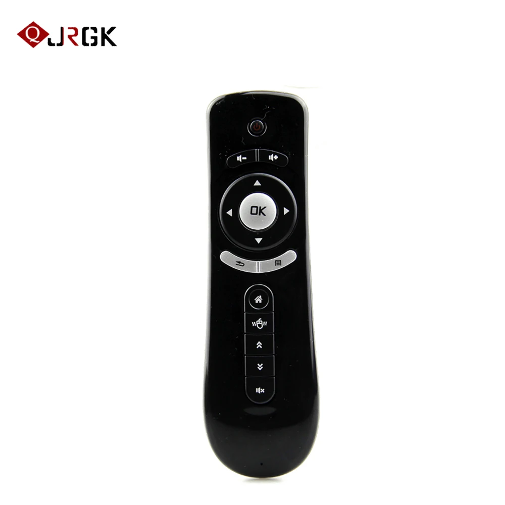 Гироскоп Мини Fly Air Mouse T2 2 4G Беспроводная клавиатура мышь для Android TV Box ИК пульт
