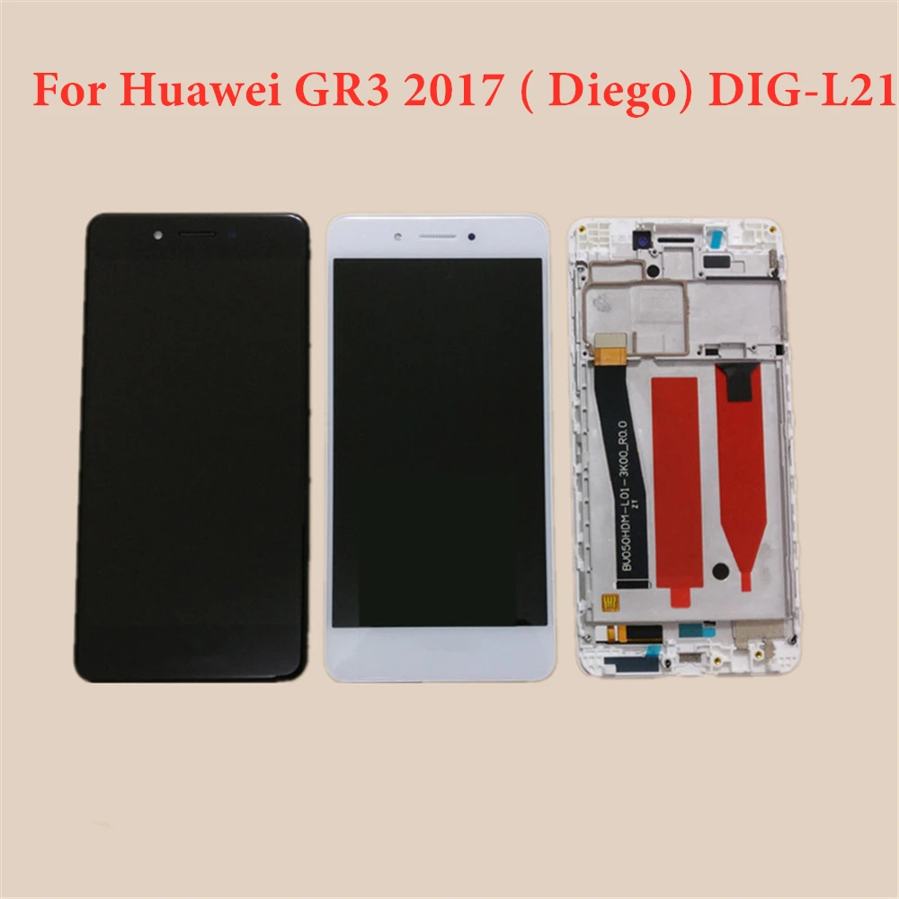 5 0 &quotПолный Новый ЖК дисплей для huawei GR3 2017 (Diego) DIG L21 + кодирующий преобразователь