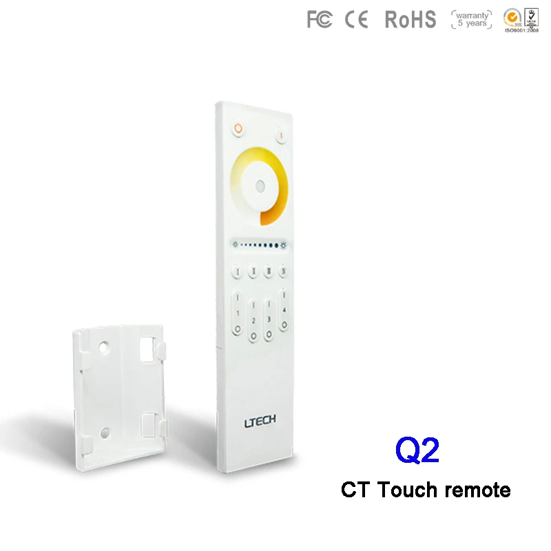 LTECH Q2/Q4/Q5 4 зоны беспроводной CT/RGBW CT Сенсорный пульт 2.4ghz РЧ сигнал светодиодный