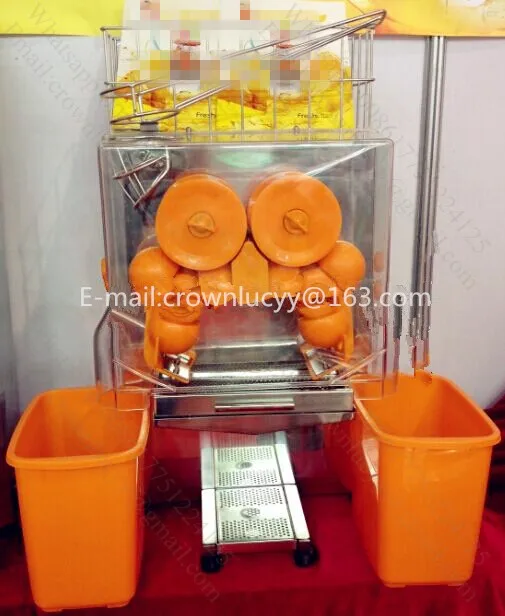 Коммерческая Автоматическая электрическая соковыжималка из нержавеющей стали