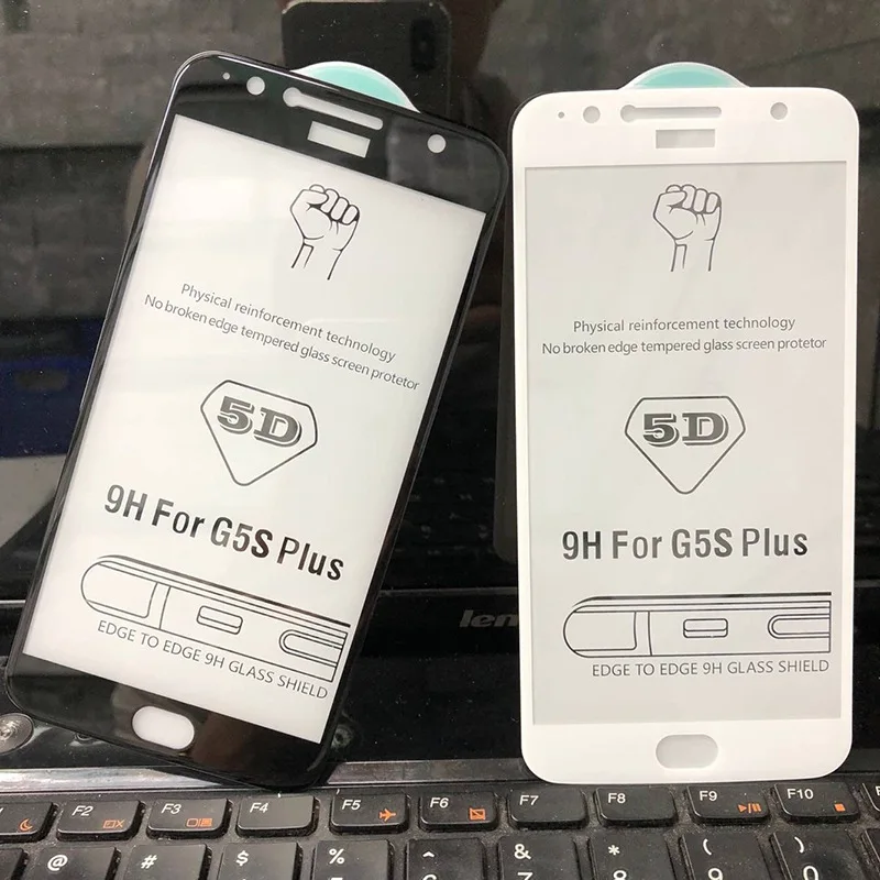 5D Стекло пленка для Moto G6 Экран протектор Закаленное Motorola плюс играть G5S Защитная