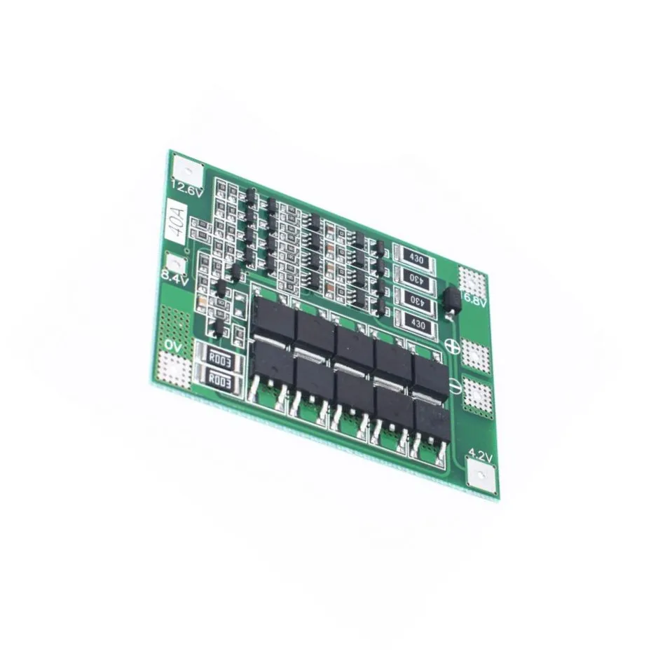 4S 40A литий ионная литиевая батарея 18650 зарядное устройство PCB BMS Защитная плата с