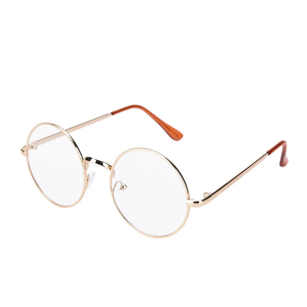 

New 5 Colors Eye Glasses Relief Head Massage Literary Harajuku Big Metal Oval Glasses Health Care Braces Supports