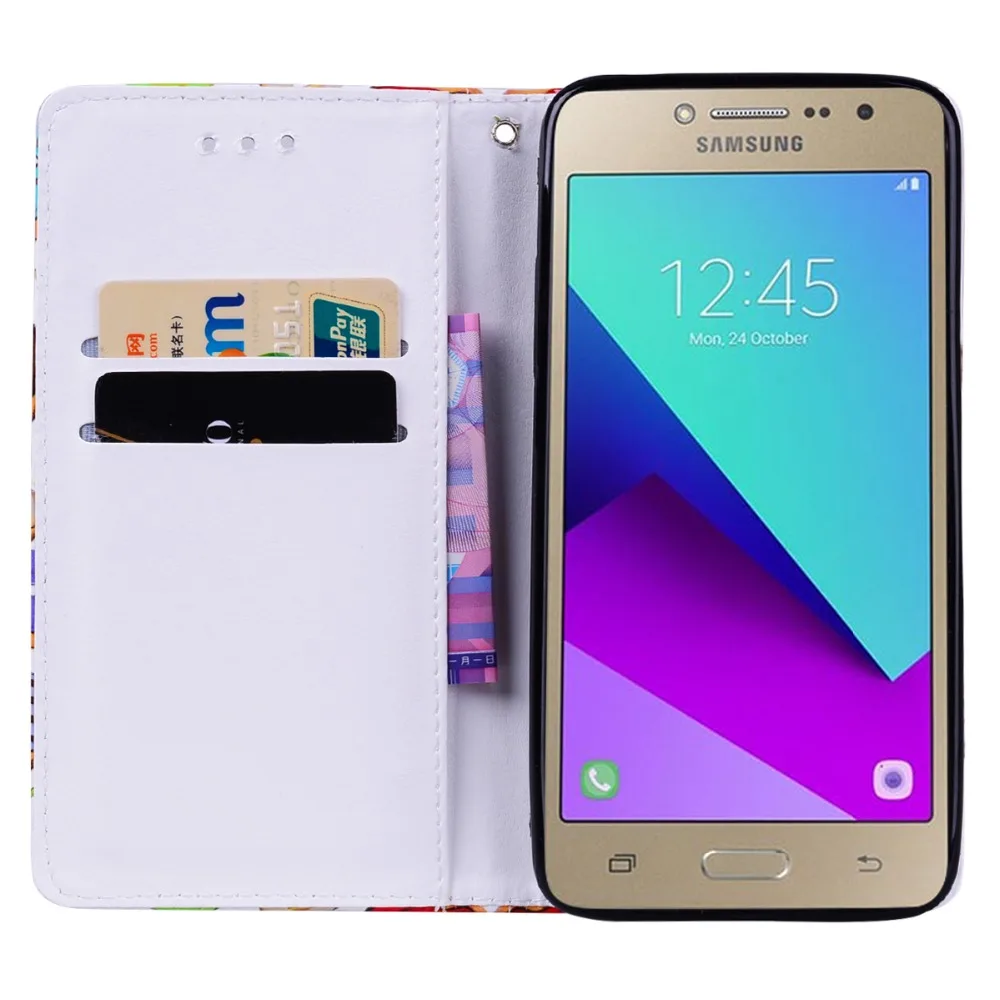 Case For Samsung Galaxy Grand Prime G530 G530H G531 SM-G531F fundas Cover Flip Card slot Stand holder Soft phone case kimTHmall | Мобильные
