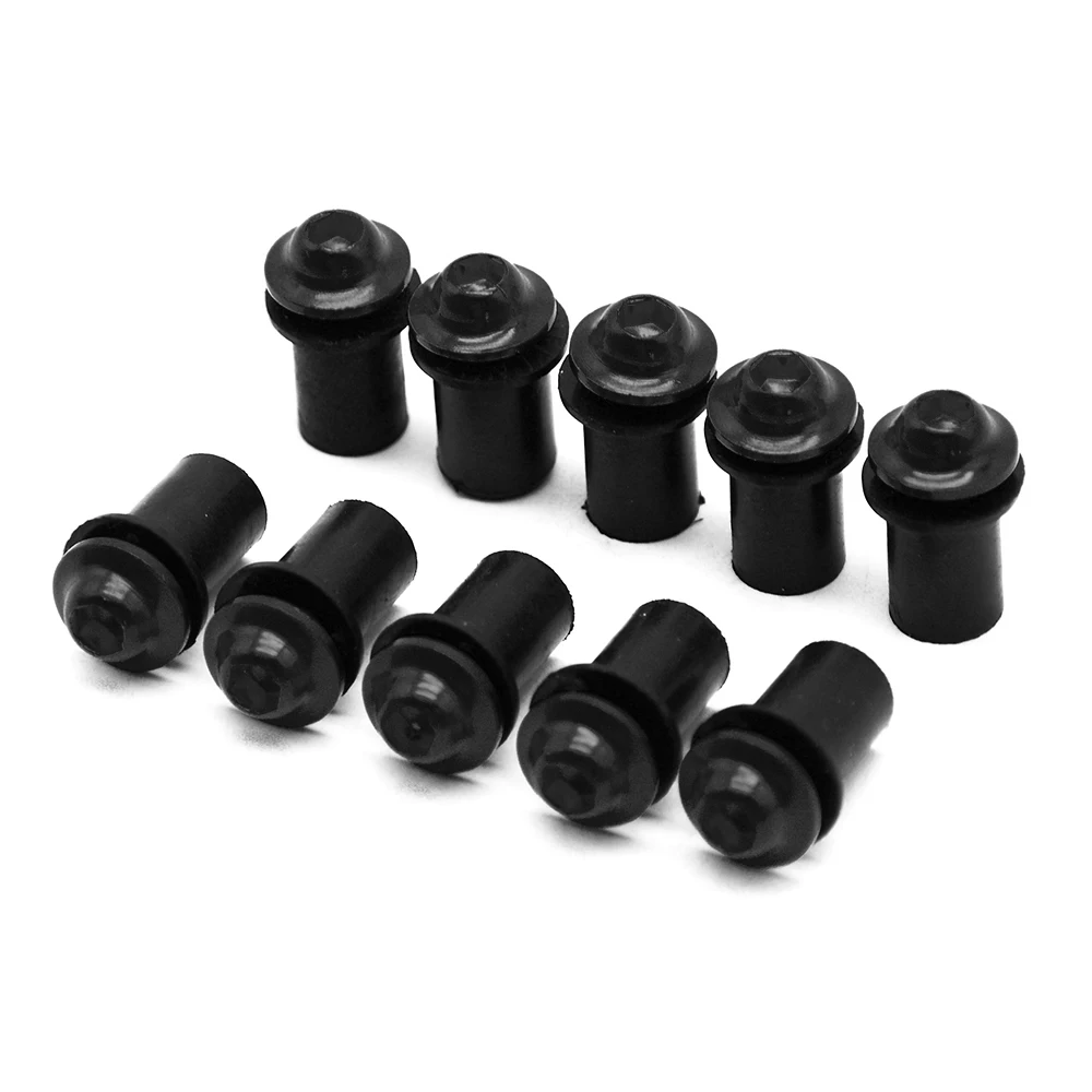 5MM Black Аксессуары для мотоциклов M5 5 мм болты для ветрового стекла винт комплект для yamaha NMAX 155 NMAX155 tmax 500 yamaha r125 fz1 r15 - Цвет: 5MM Black