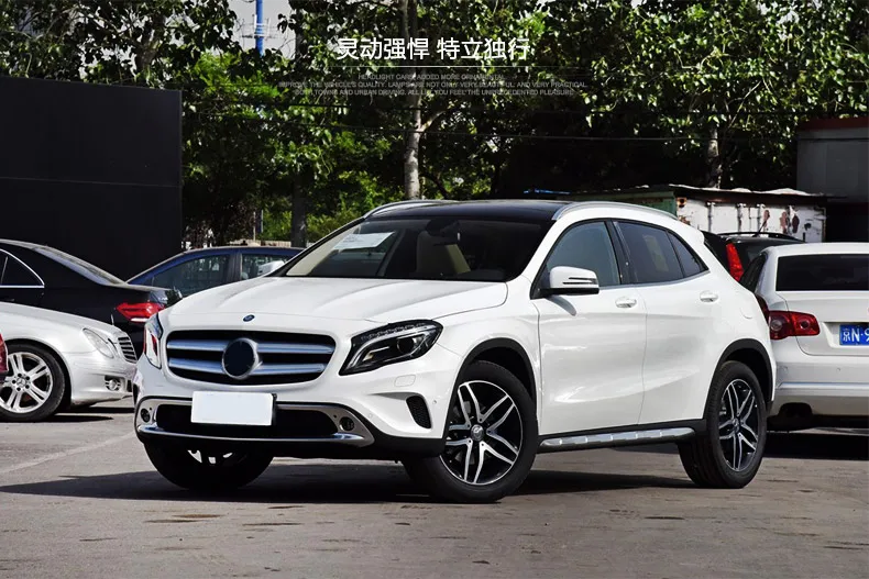 Автомобиль Стайлинг для Benz gla- светодиодный фара для gla фара светодиодный дневного света светодиодный drl биксеноновая D1S HID
