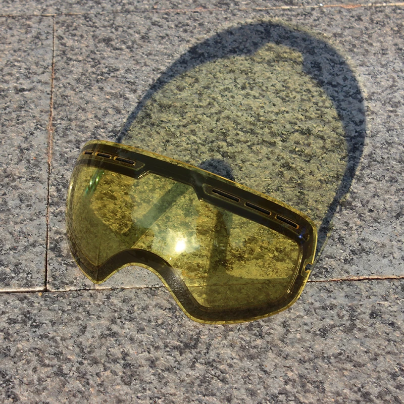 Высокое качество Ночное видение покрытие лыжные очки Анти-туман UV400 Сферический