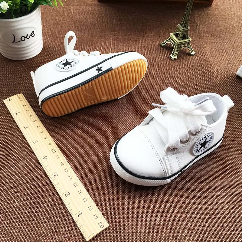 2019 Baby Shoes Canvas Kids Non-slip 0-3 Years Old Boys 3 Color Comfortable Girls Sneakers Toddler | Детская одежда и обувь