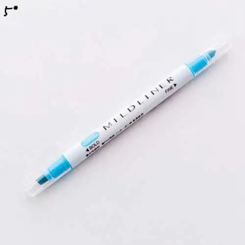 5-Sky blue 12 цветов, двойная головка, пастельный маркер, художественный маркер, ручка для рисования, меловая доска, оконное искусство и принадлежности для рукоделия - Цвет: 5-Sky blue