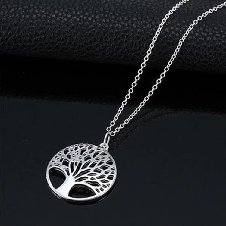 Новый дизайн ожерелье с кулоном древо жизни серебряного цвета женское ювелирные