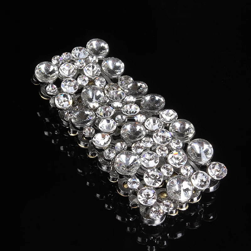 Crystal Bridal bracelet silver multi - row hollow ornament Women wedding accessories Korean style bride jewelry | Украшения и