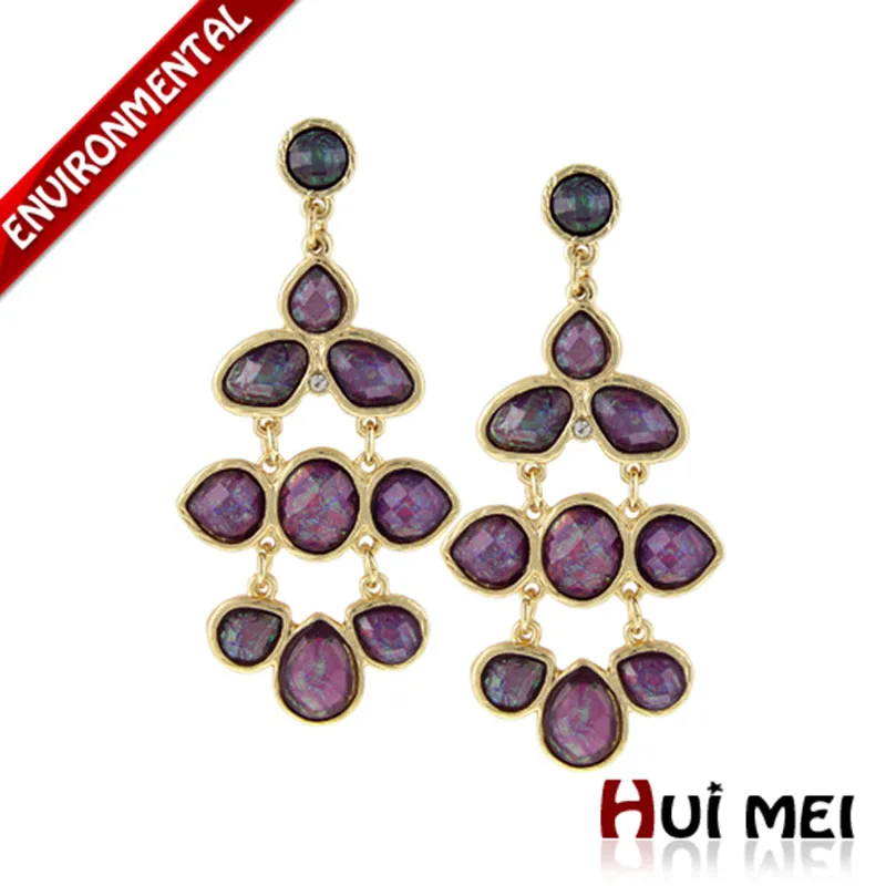 Горячие Bijoux блестящие золотые Разноцветные на цепочке массивные разноцветные