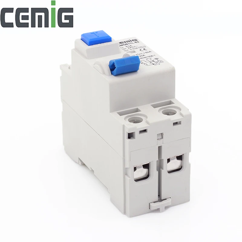 Cemig RCCB AC 240 в 30 мА УЗО выключатель остаточного тока 2P 63A MCB SMGB11L-63