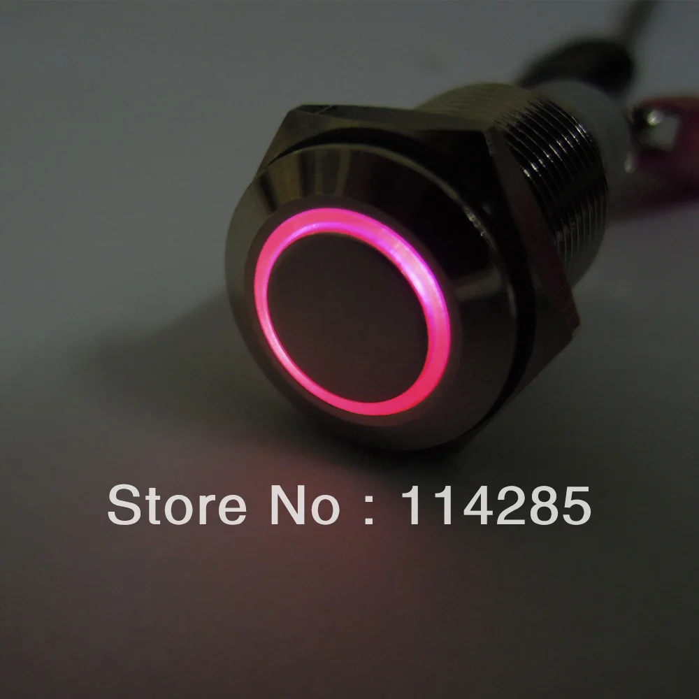 Новинка 12 в 16 мм фиолетовый светодиодный ангельский глаз фиксирующая