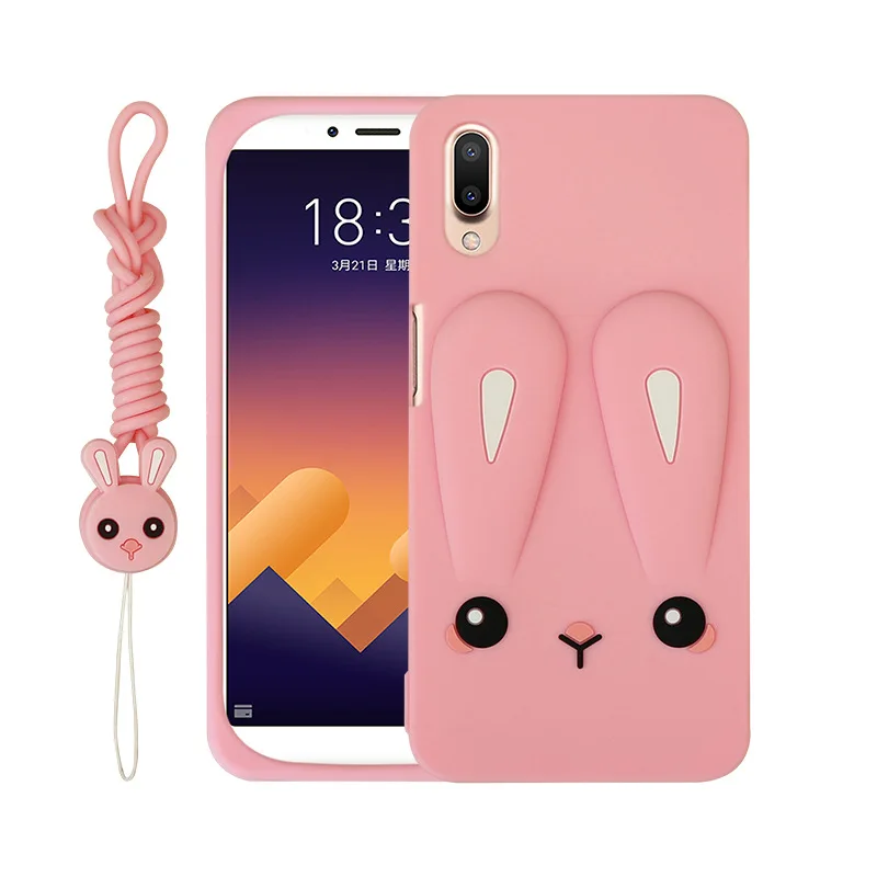 Lovely soft TPU silicone Carney rabbit phone case For Meizu meilan E E2 E3 Back cover mx6 Phone shell |
