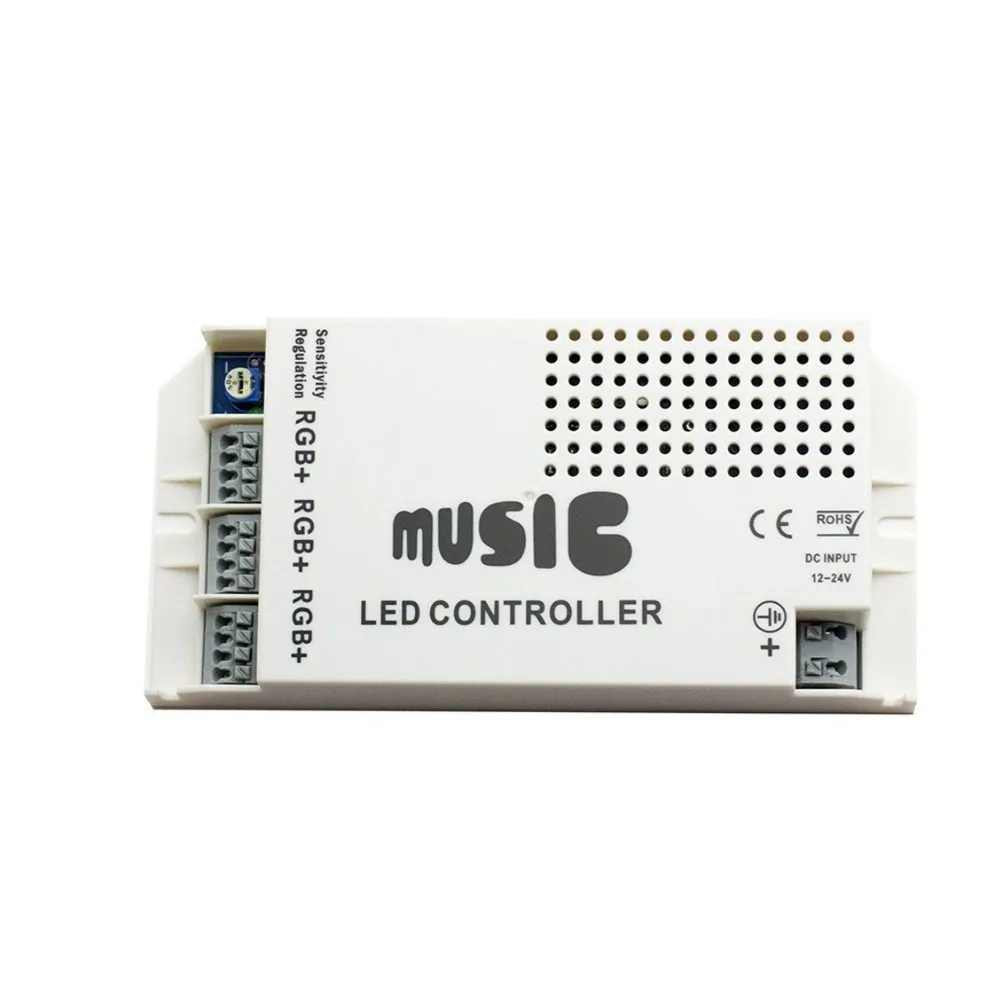 3 Порты звуковая активация RGB светодиодный полоски Управление Лер с инфракрасный