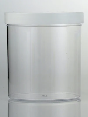 400G Jar Smooth Lid 120 мл 200 мл 400 мл пустая прозрачная PS пластиковая банка контейнер, горшок для пудры Жестяная Банка, бутылка для Крема Косметическая упаковка 12 шт./лот - Цвет: 400G Jar Smooth Lid