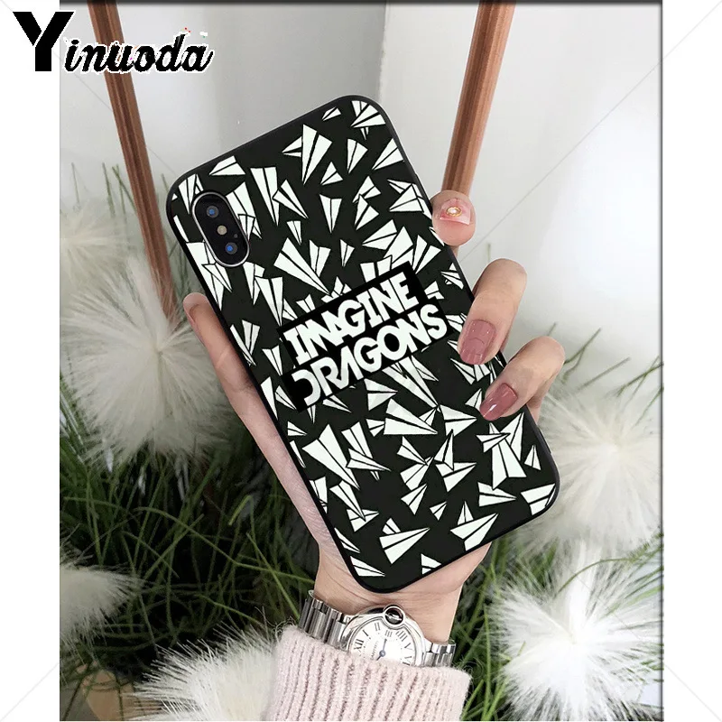 Yinuoda imagine Dragon TPU Мягкий силиконовый чехол для телефона, чехол для Apple iPhone 8 7 6 6S Plus X XS MAX 5 5S SE XR мобильных телефонов