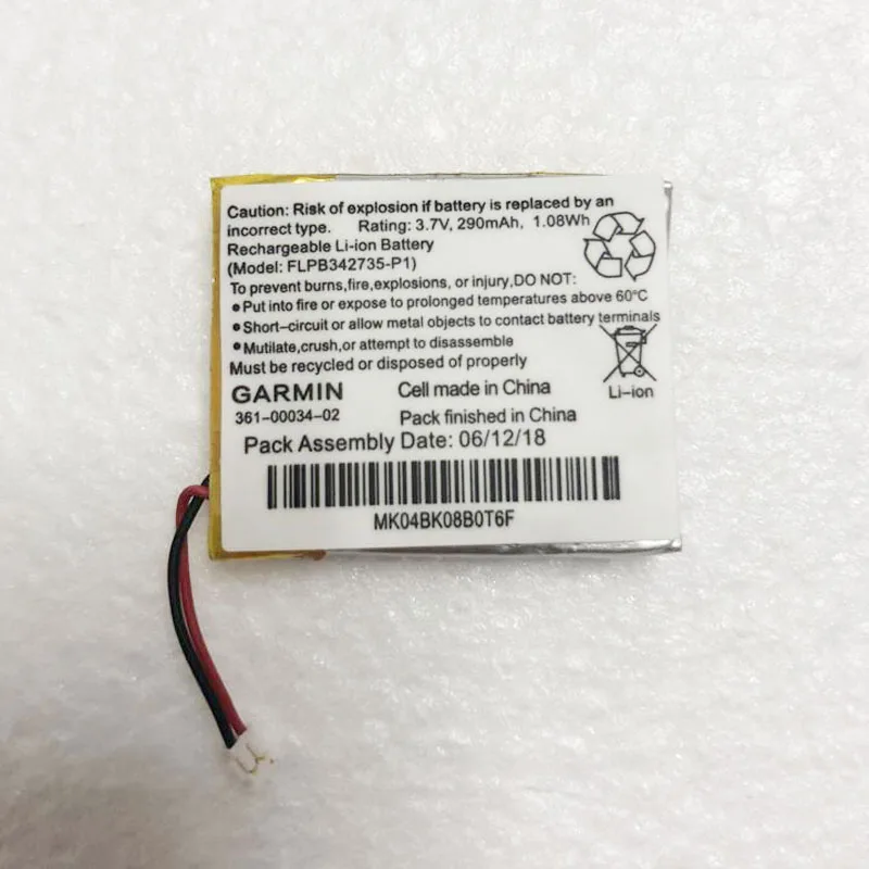 290mAh аккумулятор 361-00034-02 для GARMIN Fenix 3 HR беговые часы gps+ Инструменты