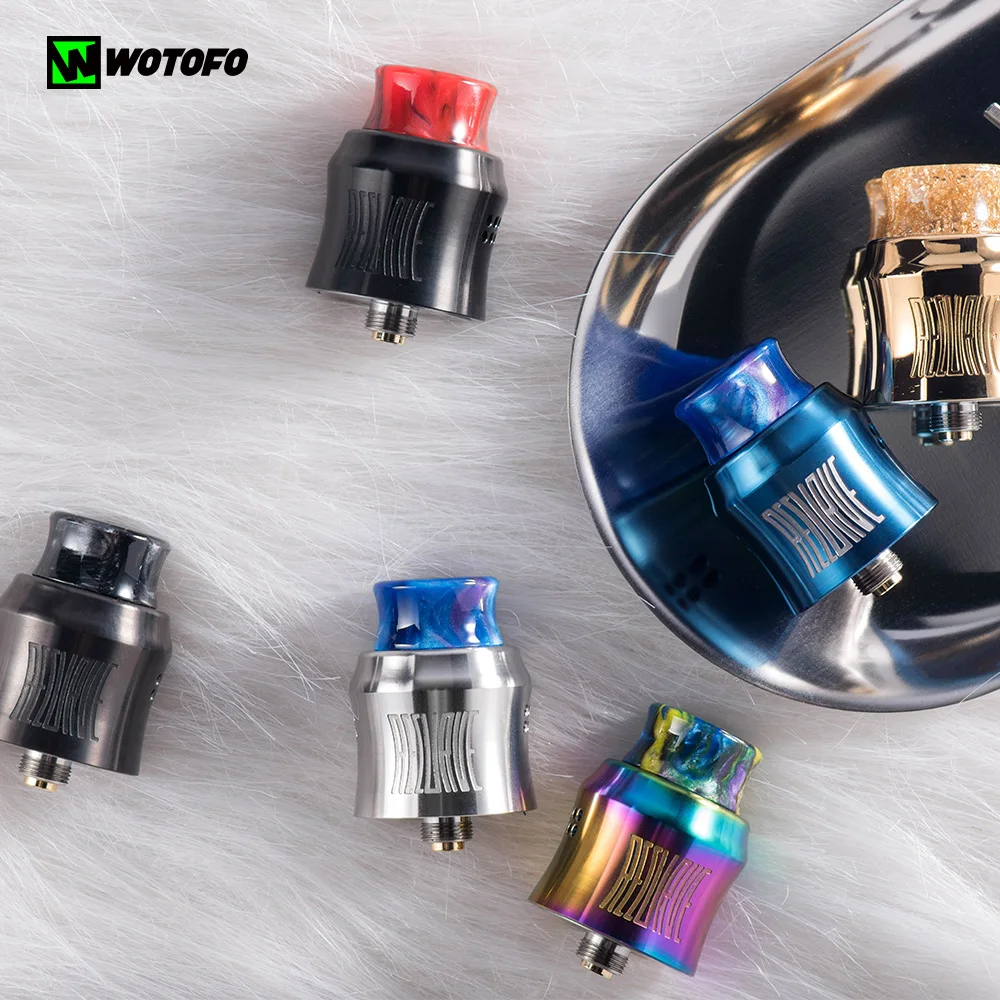 Оригинальный Wotofo изогнутый RDA Vape танк с перетащите 157 Вт TC коробка испаритель
