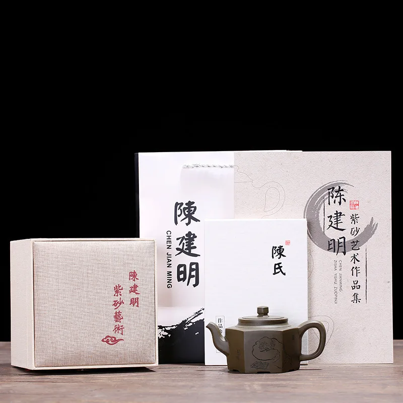 Ore Mine Azure Mud Square Goods Hexagonal Confucian Handmade Master Chen Jianming Hucheng Recruitment Agent | Дом и сад