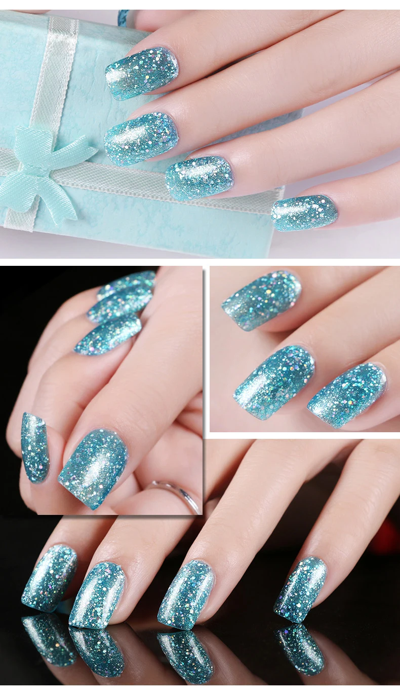 FairyGlo 30 шт. Супер Bling Цвета Гель-лак для маникюра Набор инструментов DIY наборы для гелевых ногтей Гель-лак замочить от Vernis Полупостоянный