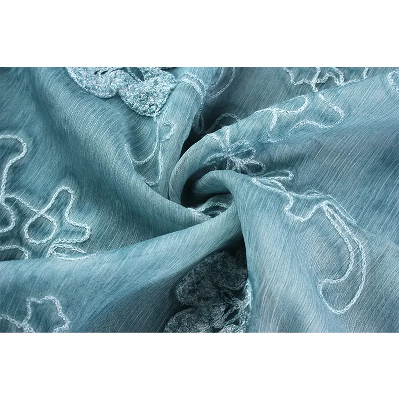 Женское шифоновое платье большого размера mm2019 свободное с вышивкой поколение 7335