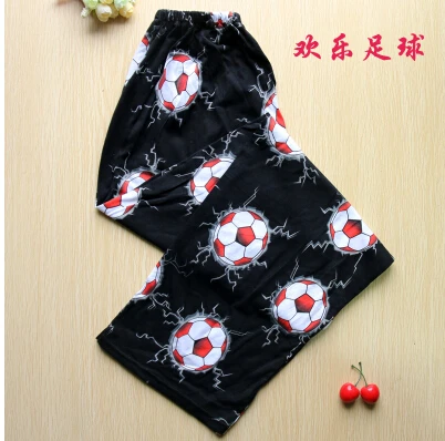 Мягкие хлопковые штаны для сна женские Пижамные брюки осенне зимние свободные