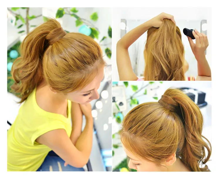 Новый хвост создатель Пластик петли Инструменты для укладки волос черный Topsy