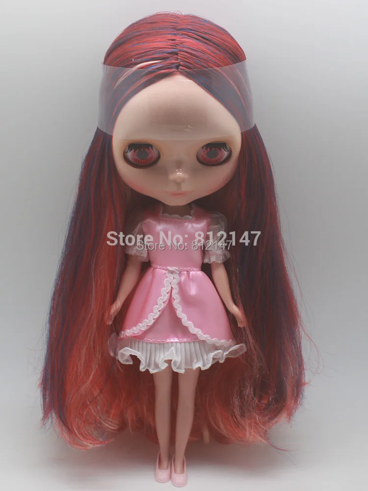 225 Обнаженная фигурка куклы blyth (разноцветные длинные вьющиеся волосы загара